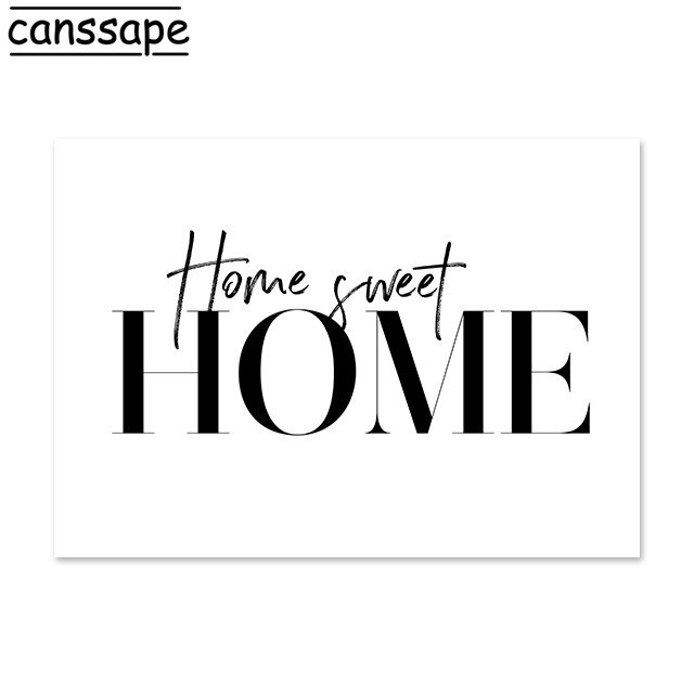 

Настенная картина Canssape "Love", черно-белая, канвас