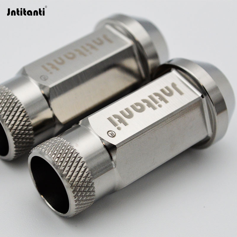 

Jntitanti Gr5 титановые наконечники обода колеса гоночного автомобиля M12/M14x1.25/1,5x48 мм открытые накатанные концевые конусные сиденья
