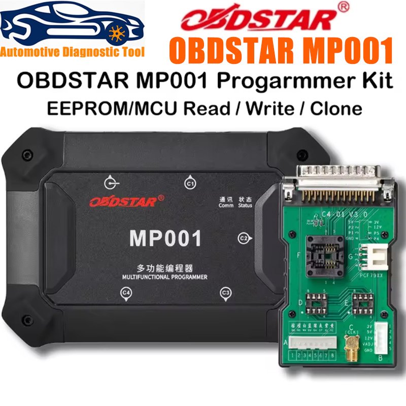 

Новый комплект OBDSTAR MP001 2025 (программатор MP001 + C4-01Host + W004/W005/W006/ECU Bench Jumper для OBDSTAR DC706 X300 Classic G3