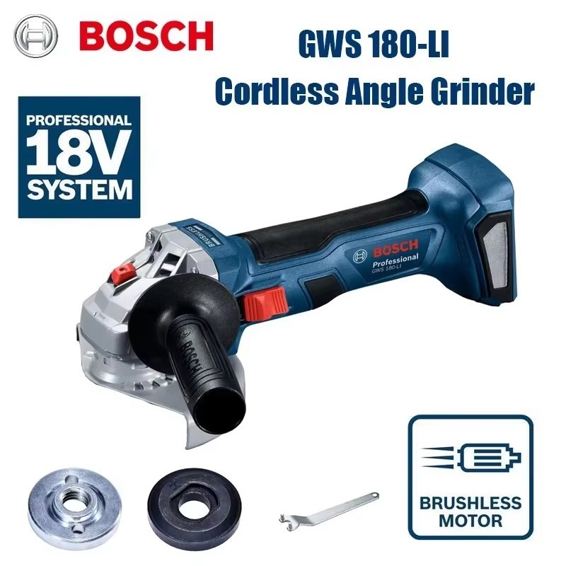 

Bosch GWS180-LI Бесщеточная угловая шлифовальная машина