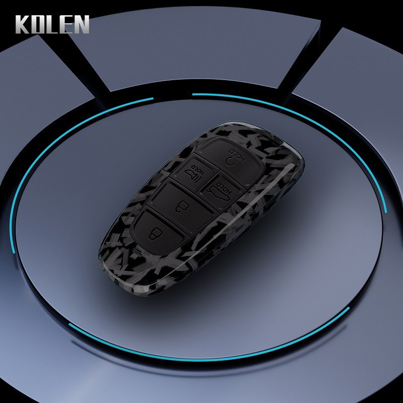 

Чехол для автомобильного ключа из АБС-углеродного волокна для Hyundai Sonata Nexo DN8 Santa Fe TM Tucson NX4 Staria Ioniq 3 4 5 6 7 кнопочный корпус Fob