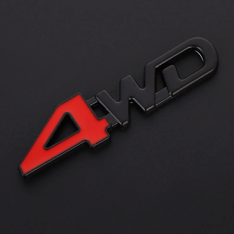 

1X металлическая наклейка 4WD, 3D наклейка, автомобильный Стайлинг для Mitsubishi Asx Lancer 10 Outlander Pajero Sport L200 Colt Gal