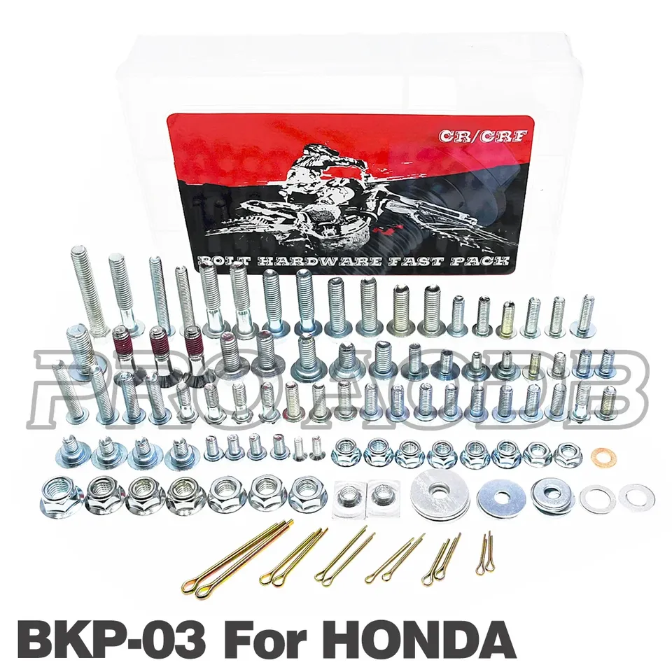 

Комплект крепежных болтов из пластика для HONDA CR CRF CRF-R CRF-RX CRF-X 125 150 200 250 300 350 400 450 2003-2024 Dirt Bike