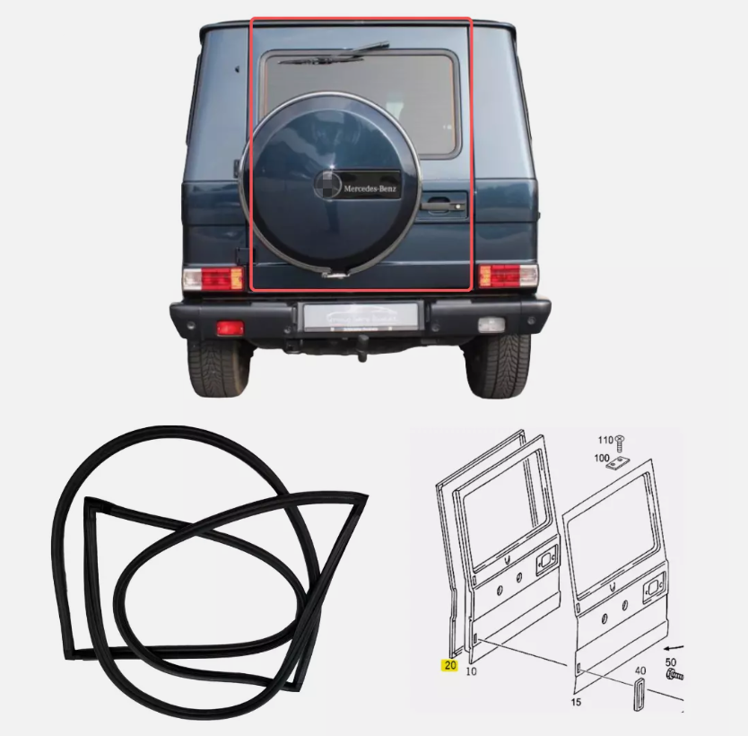 

Задняя панель для Mercedes-Benz G W460 W461 W463 4637400278, 1 шт.