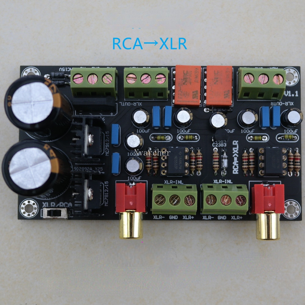

Разъем RCA/XLR Nvarcher для детской платы