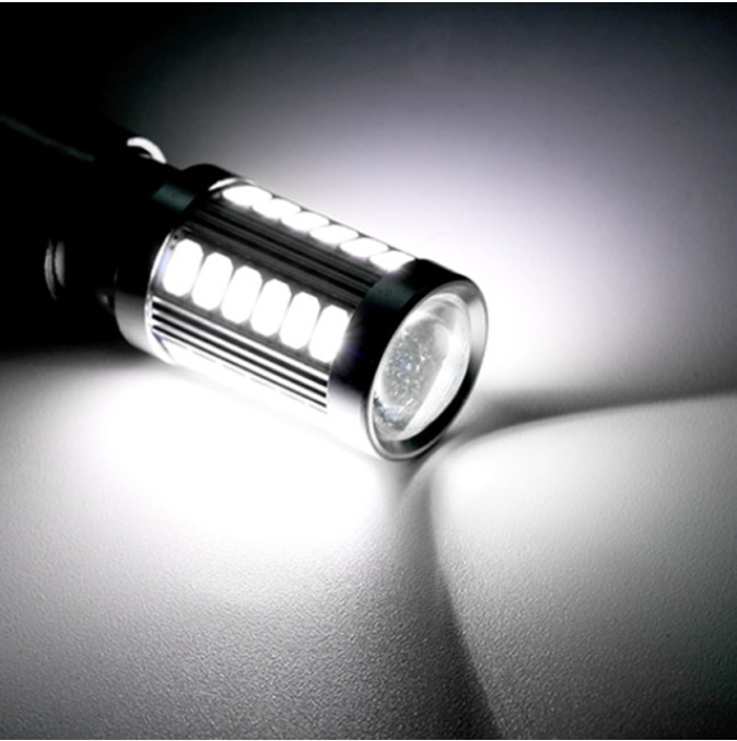 

2 шт., задние фонари P21W 1156 BA15S 1157 BAY15D 12 В 5630-33SMD 7000K