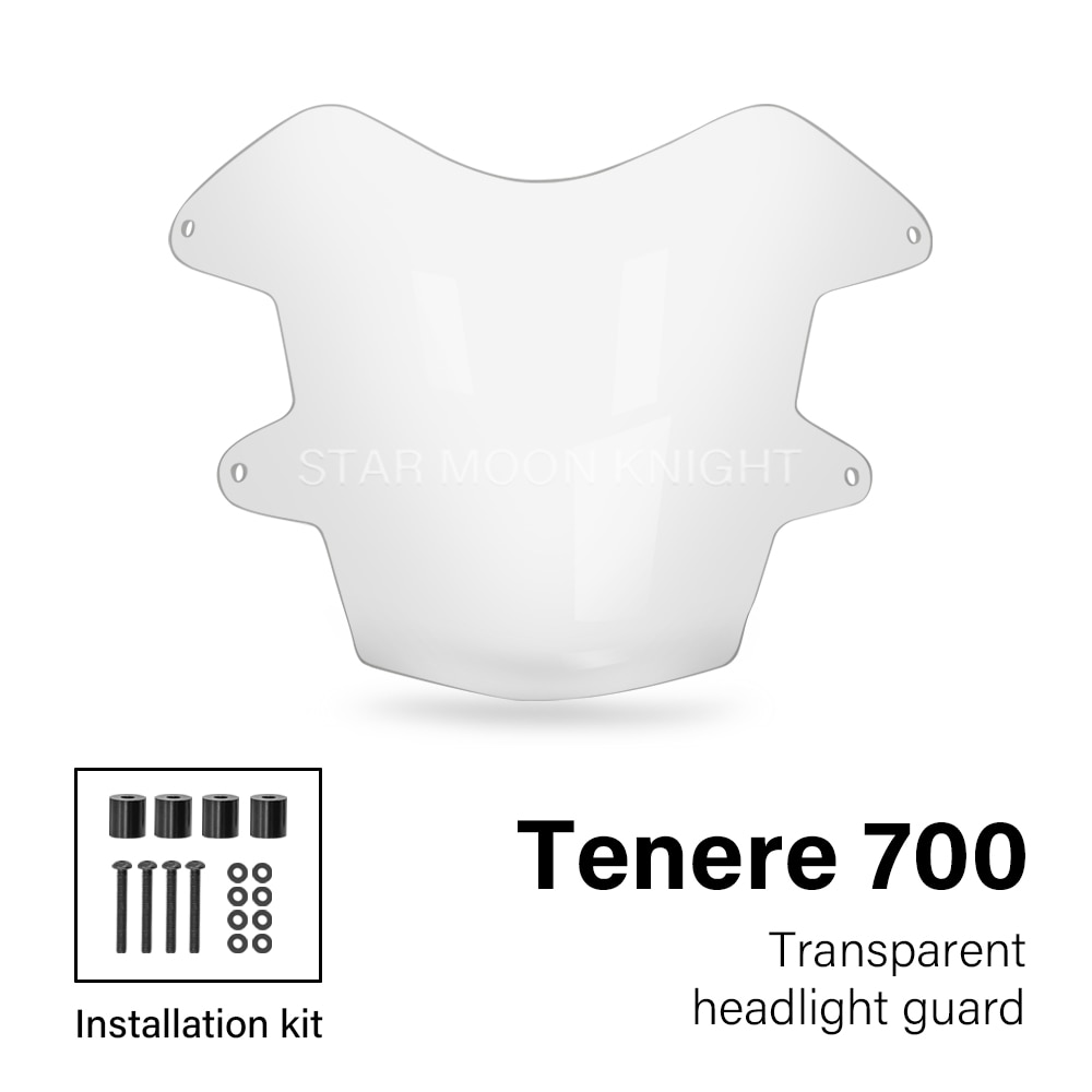

Акриловая защита фар для YAMAHA Tenere 700 Tenere 700 2019-2024, защитный чехол для фар, аксессуары для мотоциклов