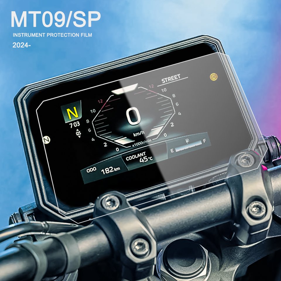 

2024 MT09 аксессуары, экран кластера от царапин, приборная панель для Yamaha MT-09 MT 09 SP, новая защитная пленка для мотоцикла