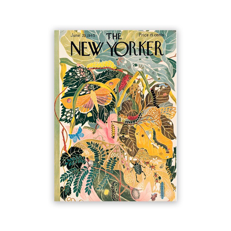 

Печать на холсте The New Yorker, ретро, Blue Hour