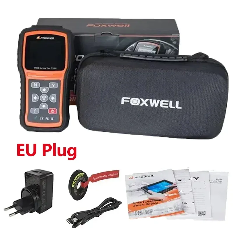 

Foxwell T1000 TPMS Key Инструмент контроля давления в шинах для автомобиля Универсальные датчики Инструмент для освобождения программирования датчика Foxwell T10 T20