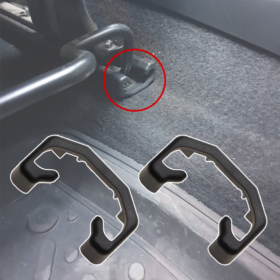 

2 шт. черный для Seat Ibiza 6J 2008 2009 2010 2011-2017 Altea Freetrack, зажим для автомобильного сиденья, скользящая направляющая, заглушка, крышка, новый