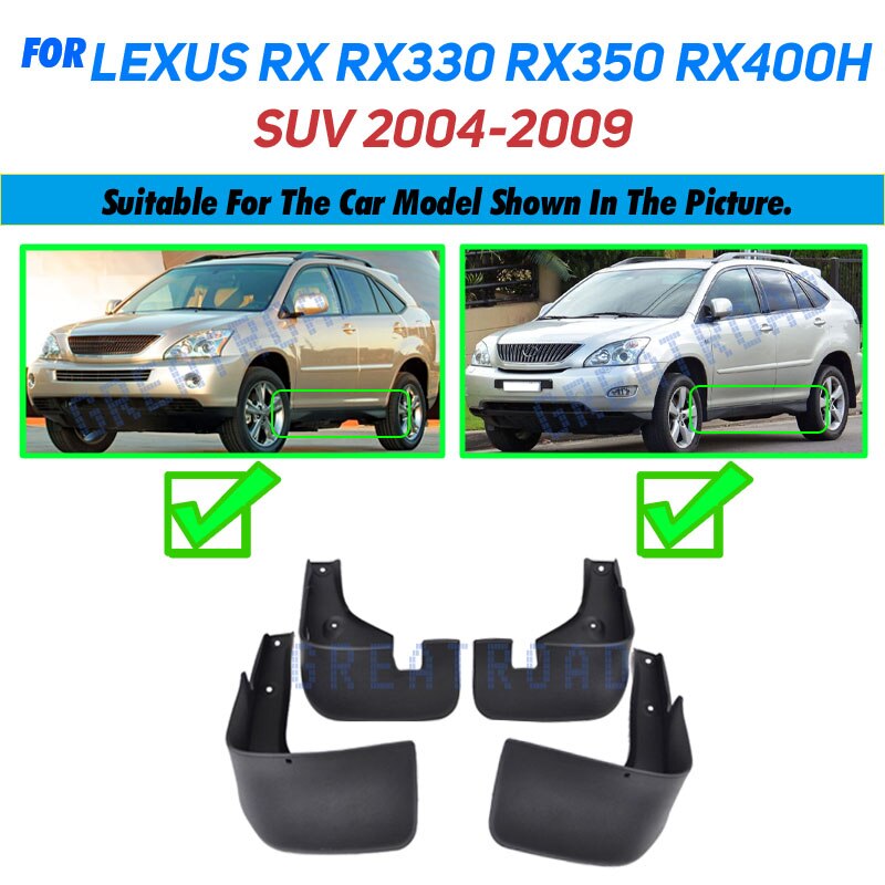 

Брызговики для Lexus RX330/RX350/RX400H 2004-2009