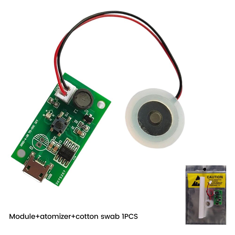 

DC3-12V USB мини-увлажнитель, наборы «сделай сам», генератор тумана и драйвер, печатная плата, генератор тумана, распылительная пленка, распылитель, листы, мини-генератор
