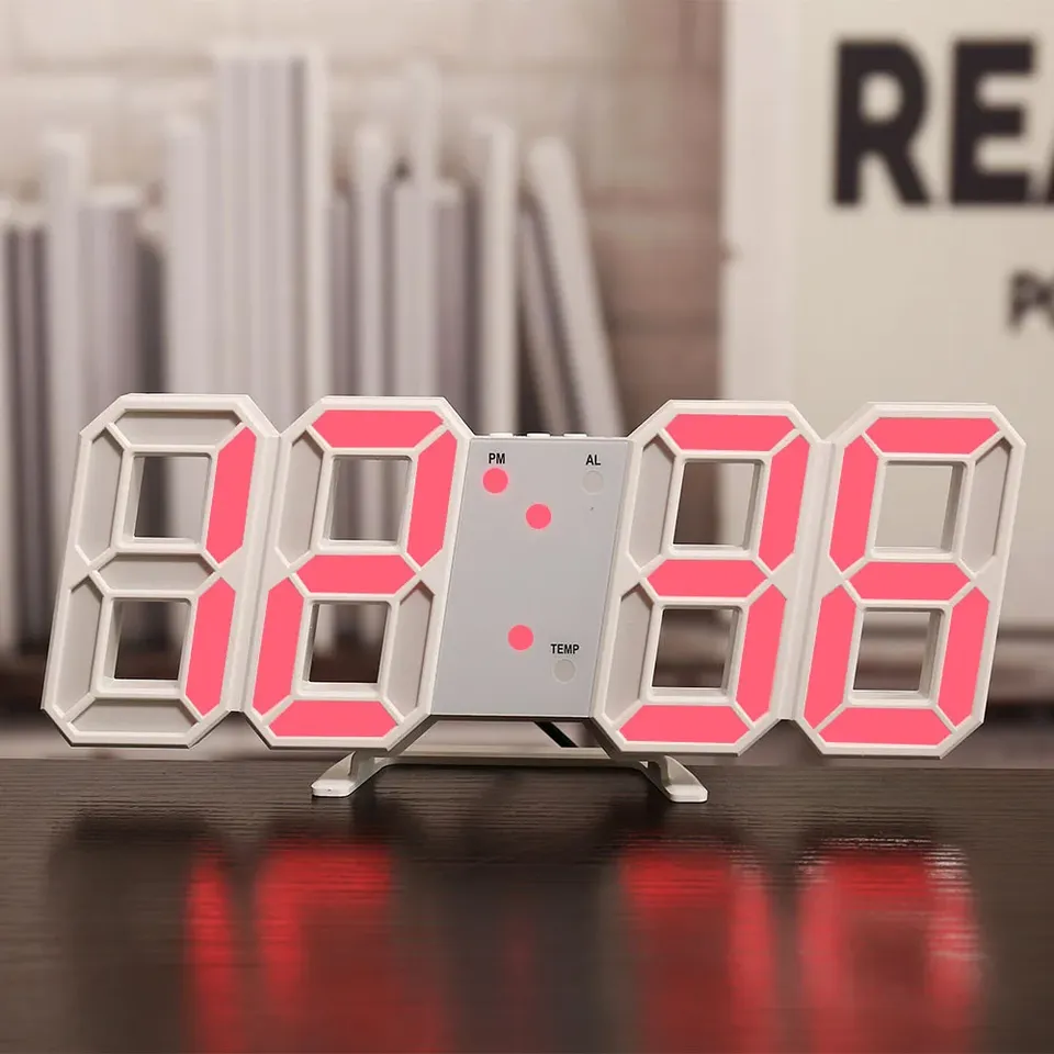 

3D светодиодные часы