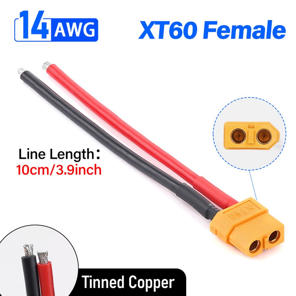 

Провод XT60 KingHui 10 см 14AWG