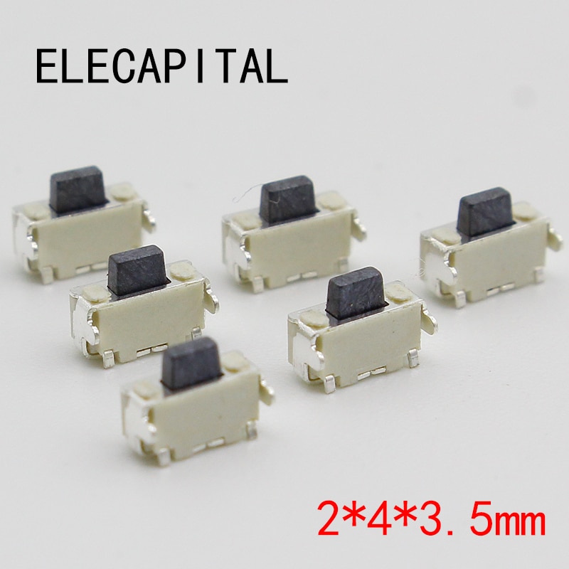 

10 шт. боковой микро SMD тактовый переключатель ELECAPITAL