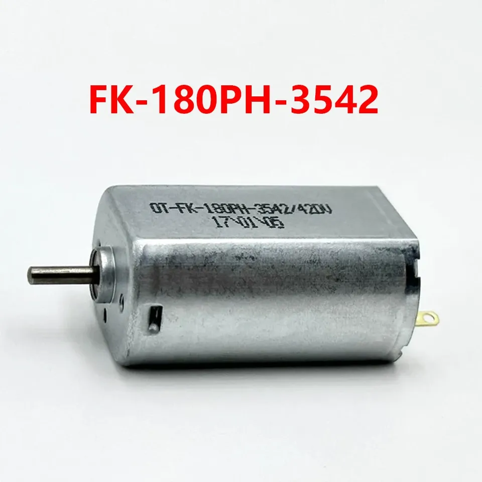 

FK-180PH-3542 Двигатель с угольной щеткой постоянного тока 3 В 3,6 В 5 В 6 В 21500 об/мин Высокоскоростной мини-двигатель постоянного тока 180 DIY Игрушечная модель гоночного автомобиля