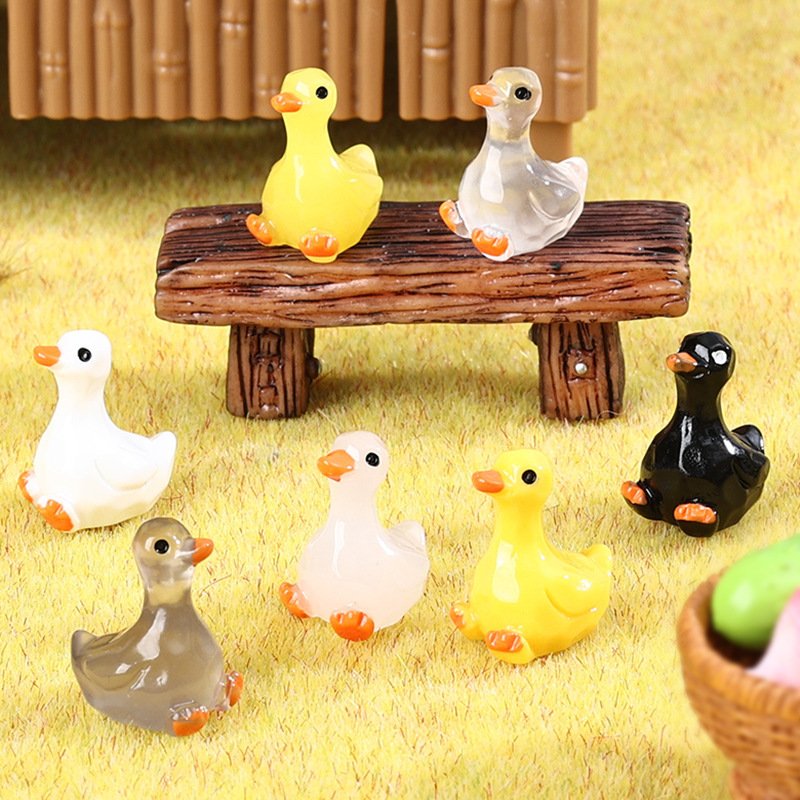

Kawaii 3D смола мультфильм животное улитка коала черепаха единорог утка птица фигурки домашний декор DIY поделки кукольный домик аксессуары