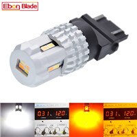 

Комплект из 2 предметов новые 1157/BAY15D 3157 7443 Светодиодные лампы для стоп сигнала и сигнала поворота светильник очень яркий желтый/белый двойной Цвет горки Led 9V-16 В постоянного тока