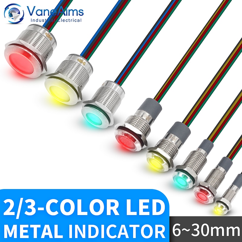 

Сигнальная лампа VaneAims двухцветная/трехцветная/многоцветная 3-6V12V24V220V