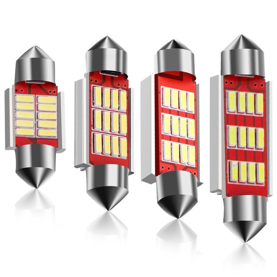 

1x супер яркий 4020 SMD C5W C10W светодиодный автомобильный купольный светильник автомобильный фестонный лампа для чтения интерьера 31 мм 36 мм 39 мм 41 мм 6000 К белый 12 В