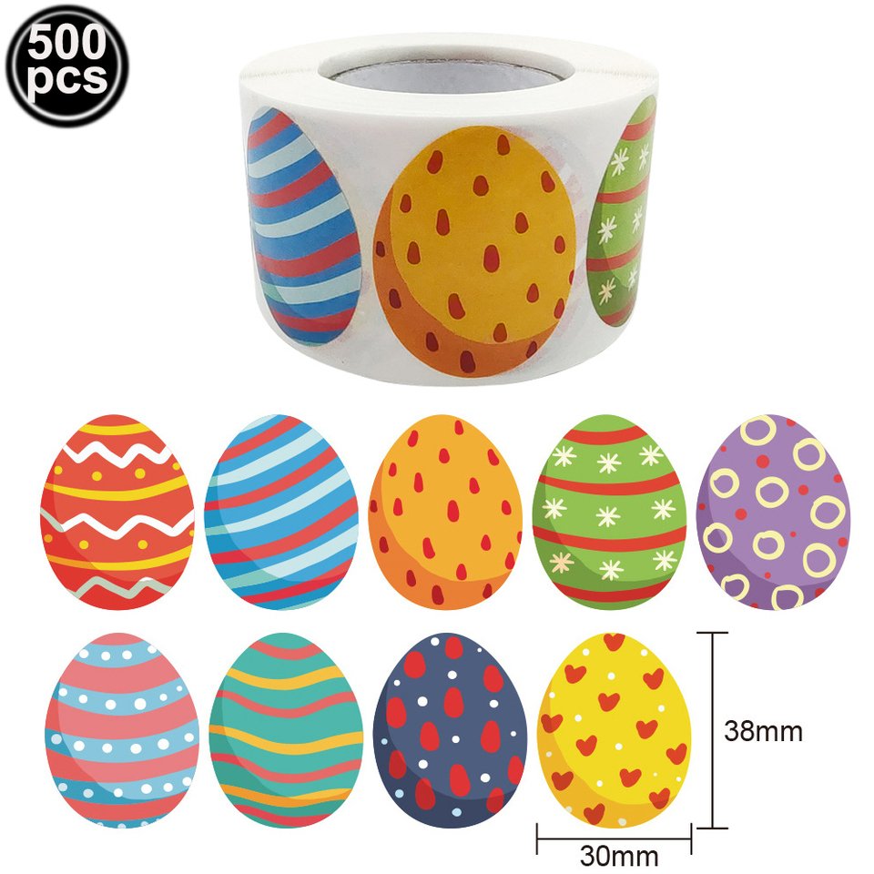 

Пасхальные наклейки 500 шт.