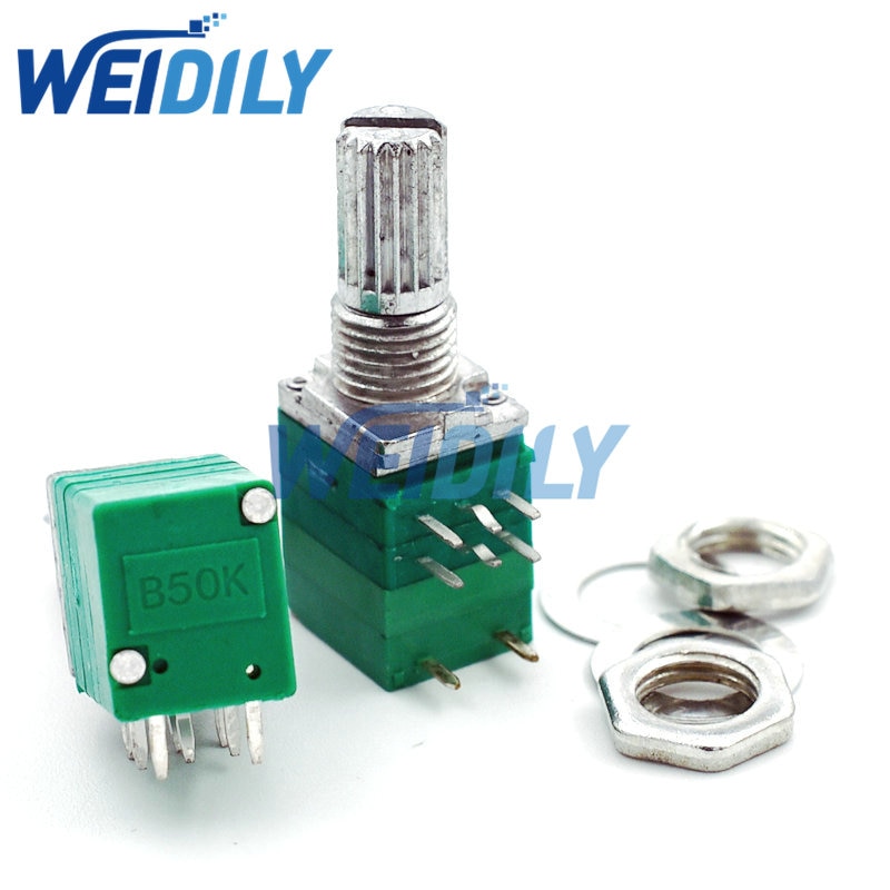 

WEIDILY 5шт 8pin RV097N двойной потенциометр