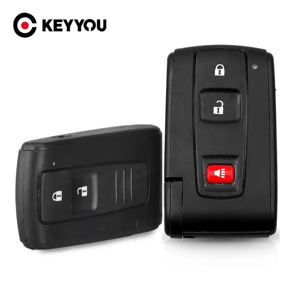 

KEYYOU 2/3 кнопки сменный чехол для смарт-ключателя автомобиля для Toyota Prius Corolla Verso Camry