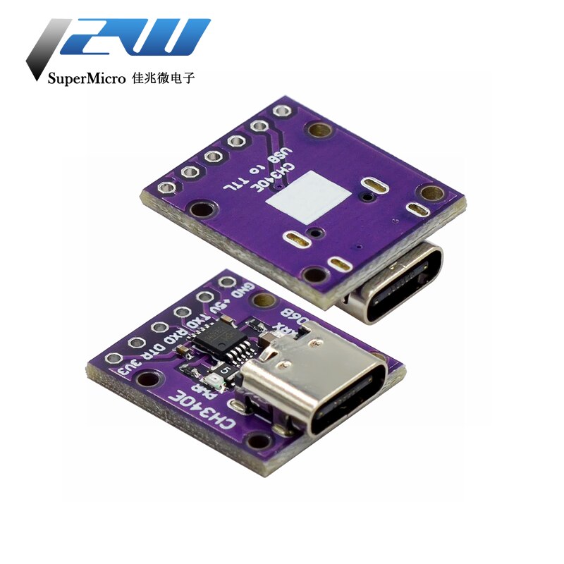 

Последовательный преобразователь CH340E MSOP10 USB в TTL, 5 В/3,3 В, альтернатива CH340G модуль с интерфейсом TYPE-C для Arduino Pro Mini, 1 шт.