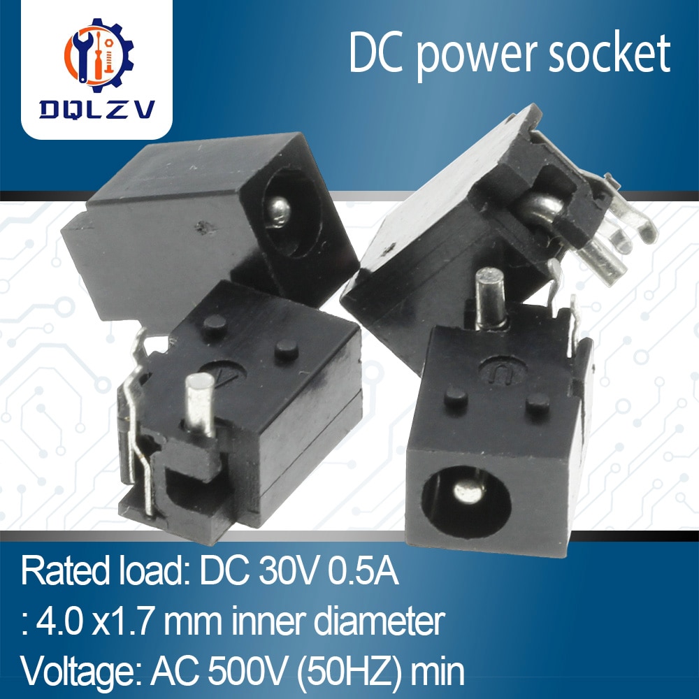 

Вилка DC023 DQLZV 4.0*1.7 мм