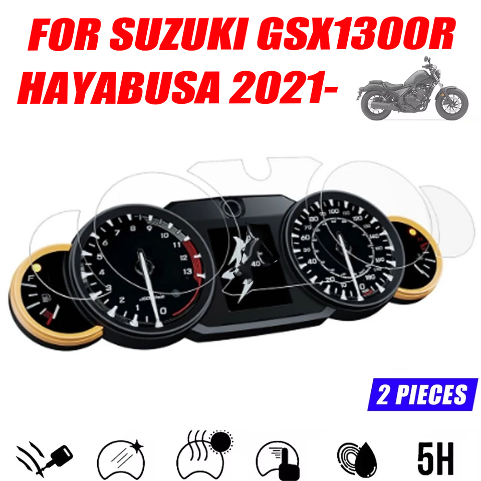 

Для Suzuki GSX1300R GSX 1300R 1300 R Hayabusa 2021 2022 2023 мотоциклетный кластер, защитная пленка от царапин, защитная пленка для экрана