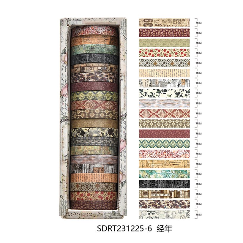 

Ретро Washi лента 20 рулонов YOUQIWJ