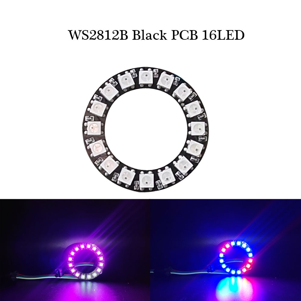 

Aurboos RGB Светодиодное кольцо WS2812B 8/16/24/35/45 LED