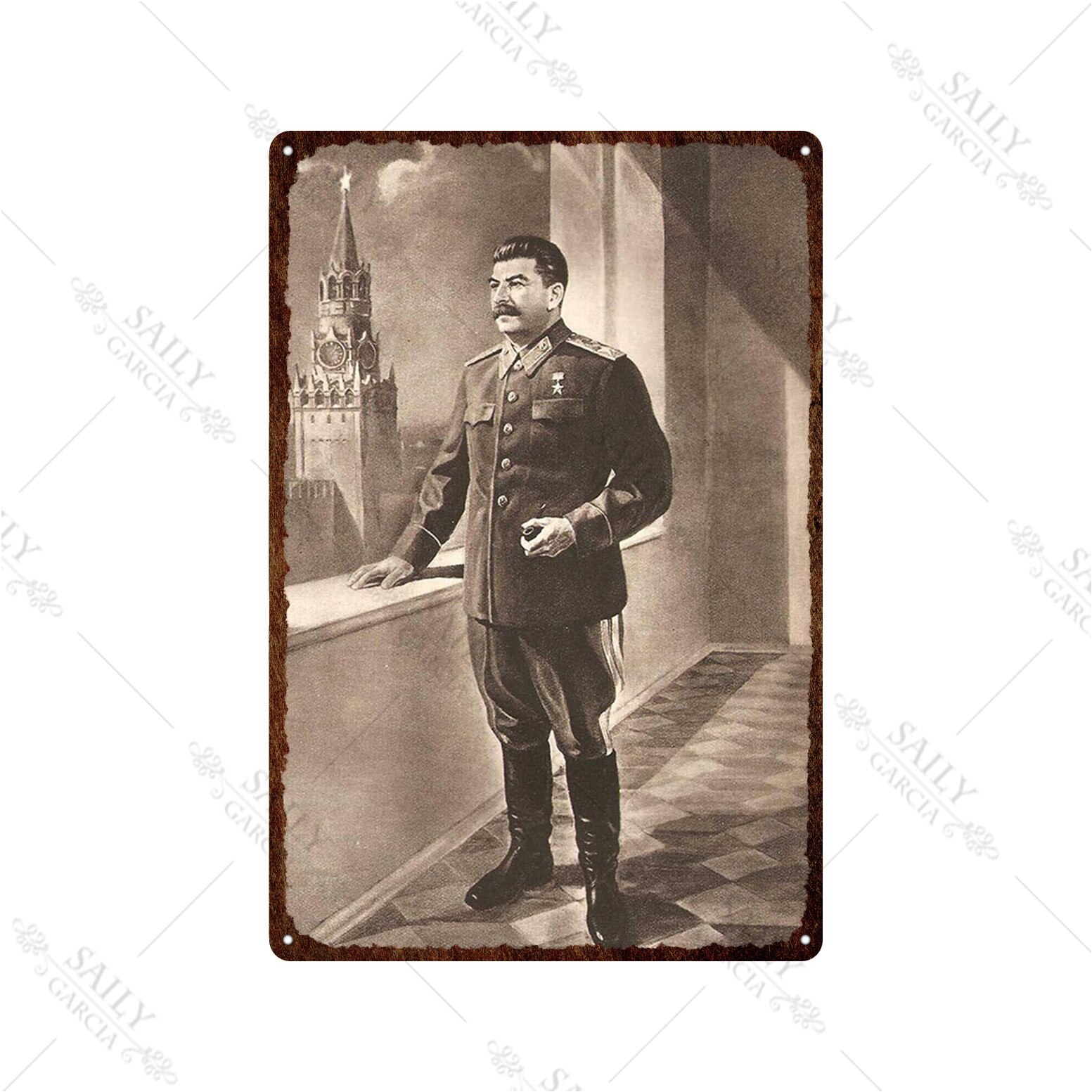 

Металлическая табличка Сталин Saily Garcia