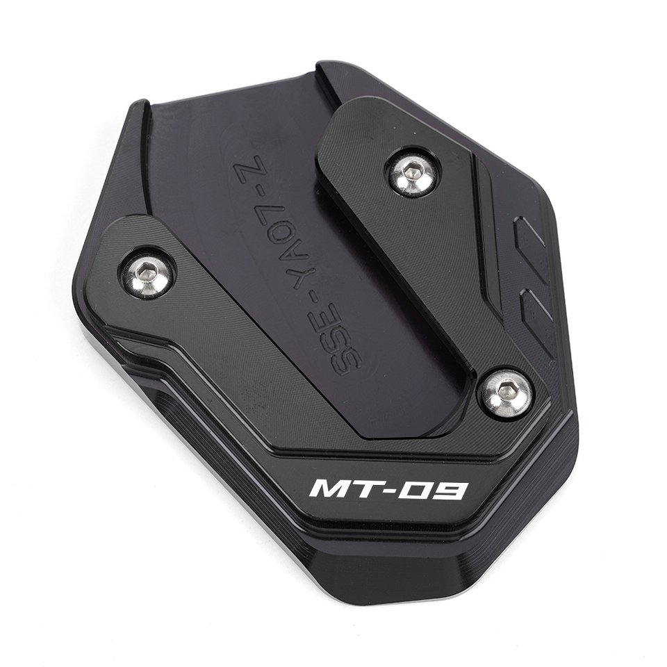 

Для YAMAHA MT07 MT09 MT 07 09 MT09 SP FZ07 FZ09 2015-2023 2024 Мотоциклетная боковая подставка с ЧПУ, подставка, увеличенная пластина, аксессуары