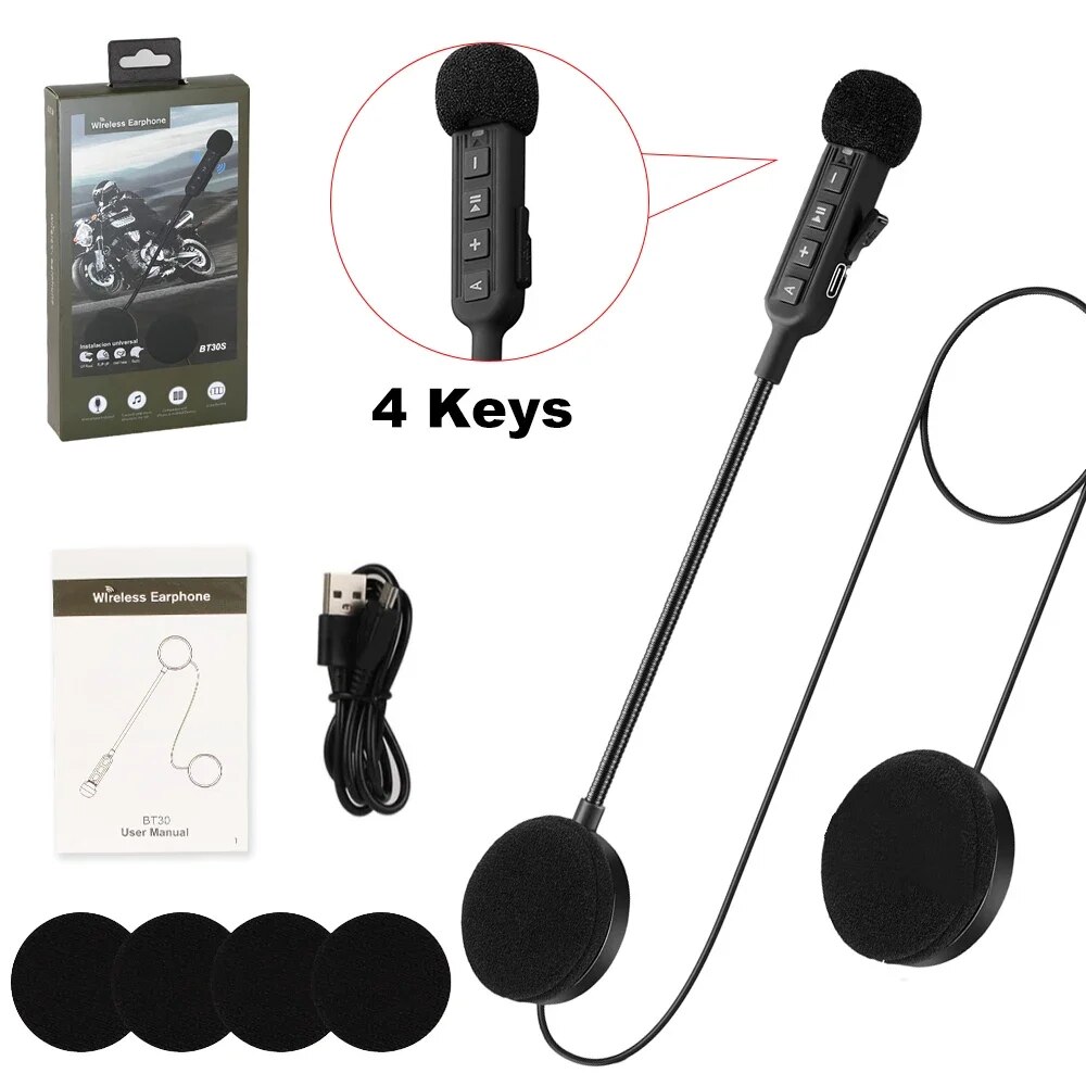 

Bluetooth-гарнитура BT30s для мотоциклетного шлема