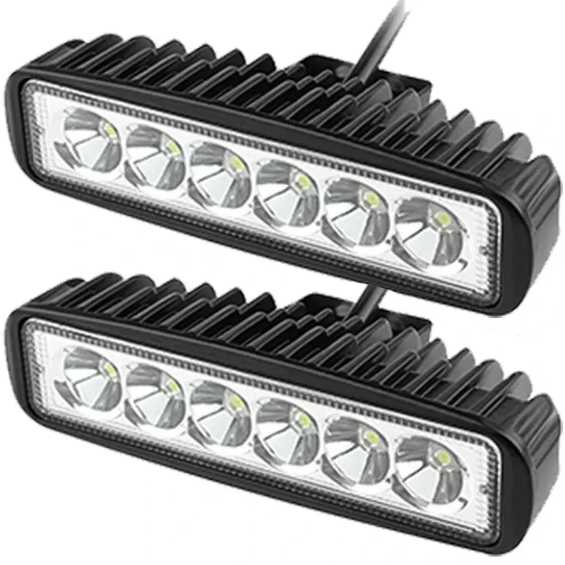 

Автомобильный рабочий фонарь 6LED DRL прожектор высокого качества водонепроницаемый авто внедорожник грузовик универсальный ночной безопасный фонарь дальнего света 18 Вт 12 В