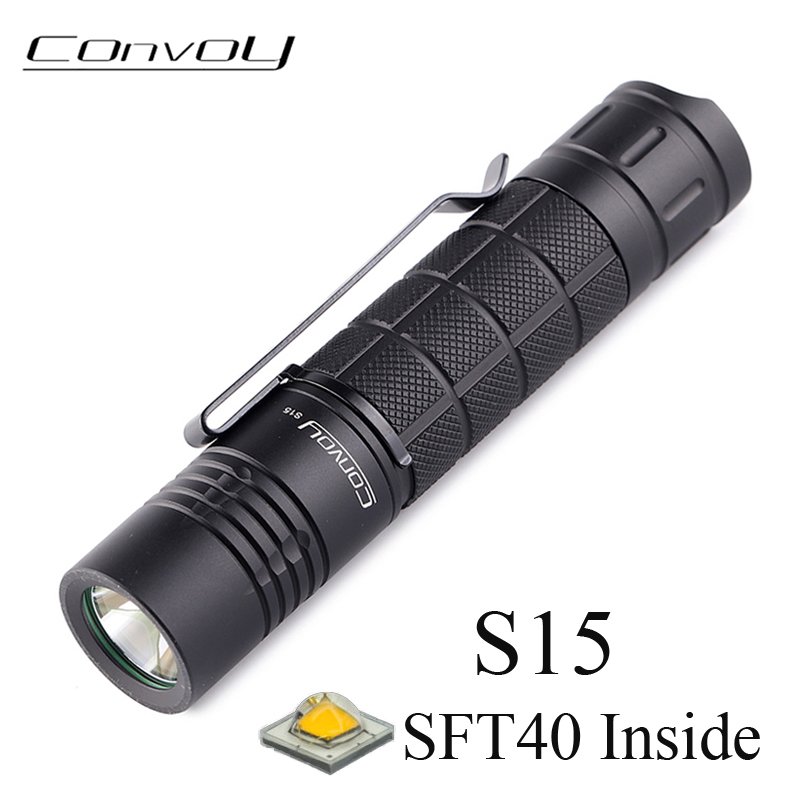 

Фонарик Convoy S15 Luminus SFT40 4 режима