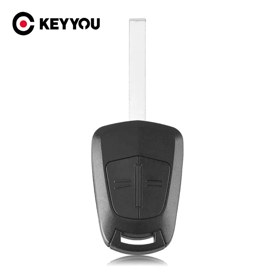

Запасной чехол KEYYOU для Vauxhall, Opel, Corsa, Agila, Meriva, необрезанное лезвие, 2 кнопки, задняя крышка