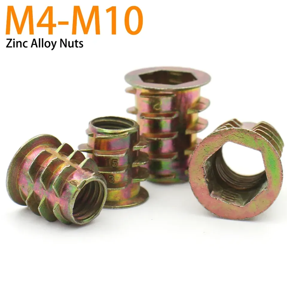 

Фланцевые гайки Zimir М4-М10 из цинкового сплава