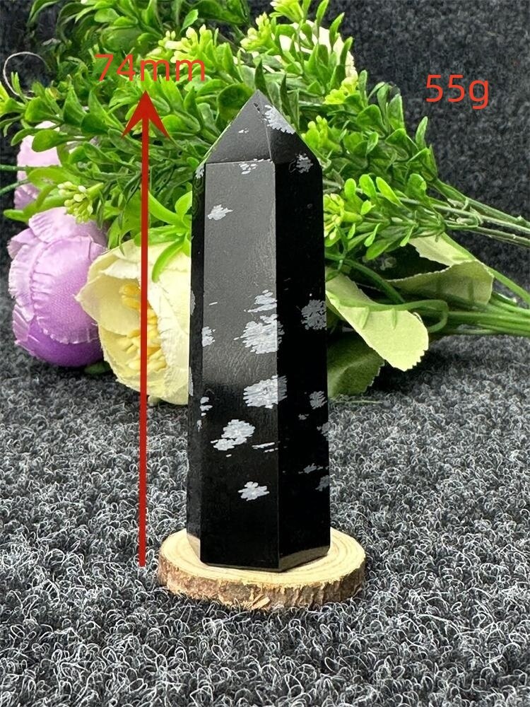 

Кристалльная башня из кварца черный