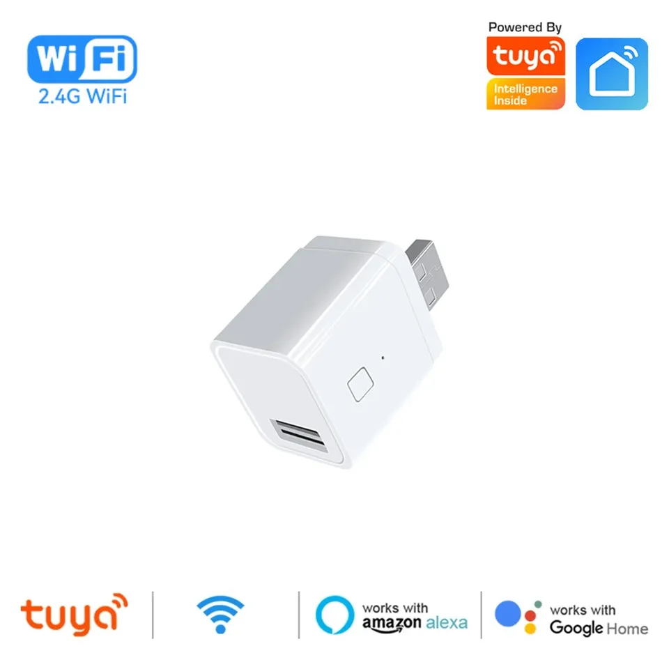 

Умный USB-адаптер Tuya WiFi/Zigbee Micro 1 2 3 USB-адаптер-переключатель Mini USB-разъем Smart Life Control через Alexa Google Home