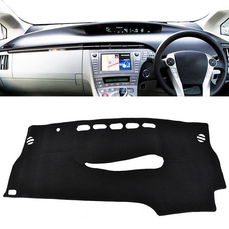 

Для Toyota Prius XW30 2010 2011 2012 2013 2014 2015, чехол для приборной панели, коврик с защитой от УФ-лучей, солнцезащитный козырек, ковровая подушка, Стайлинг автомобиля