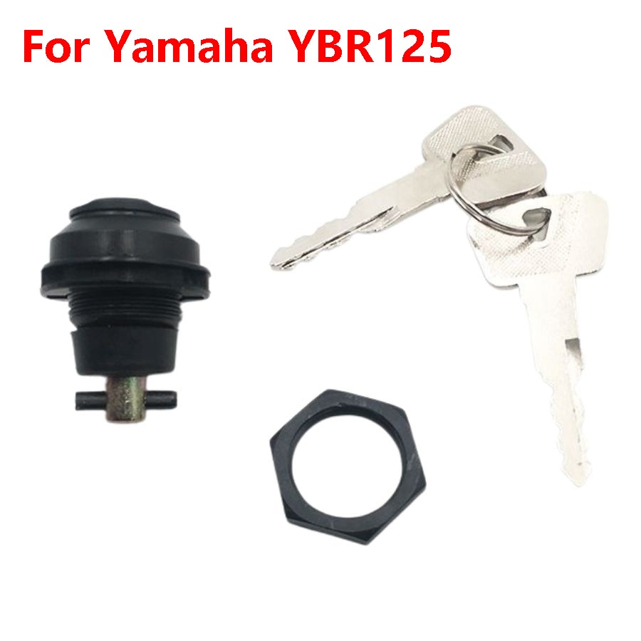 

Аксессуары для Yamaha YBR125, боковая крышка мотоцикла, замок с 2 ключами, 125 куб. См, переключатель мотоцикла, CNC, скутер, алюминиевые детали