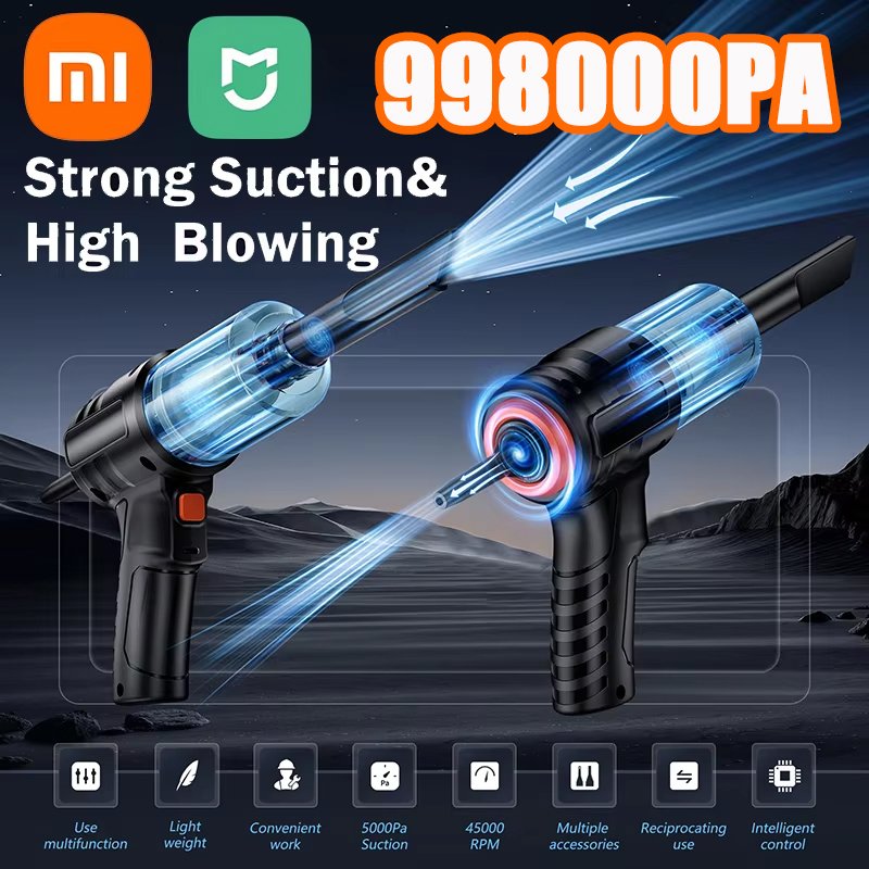 

Пылесос Xiaomi с беспроводной зарядкой через USB 998000 PA