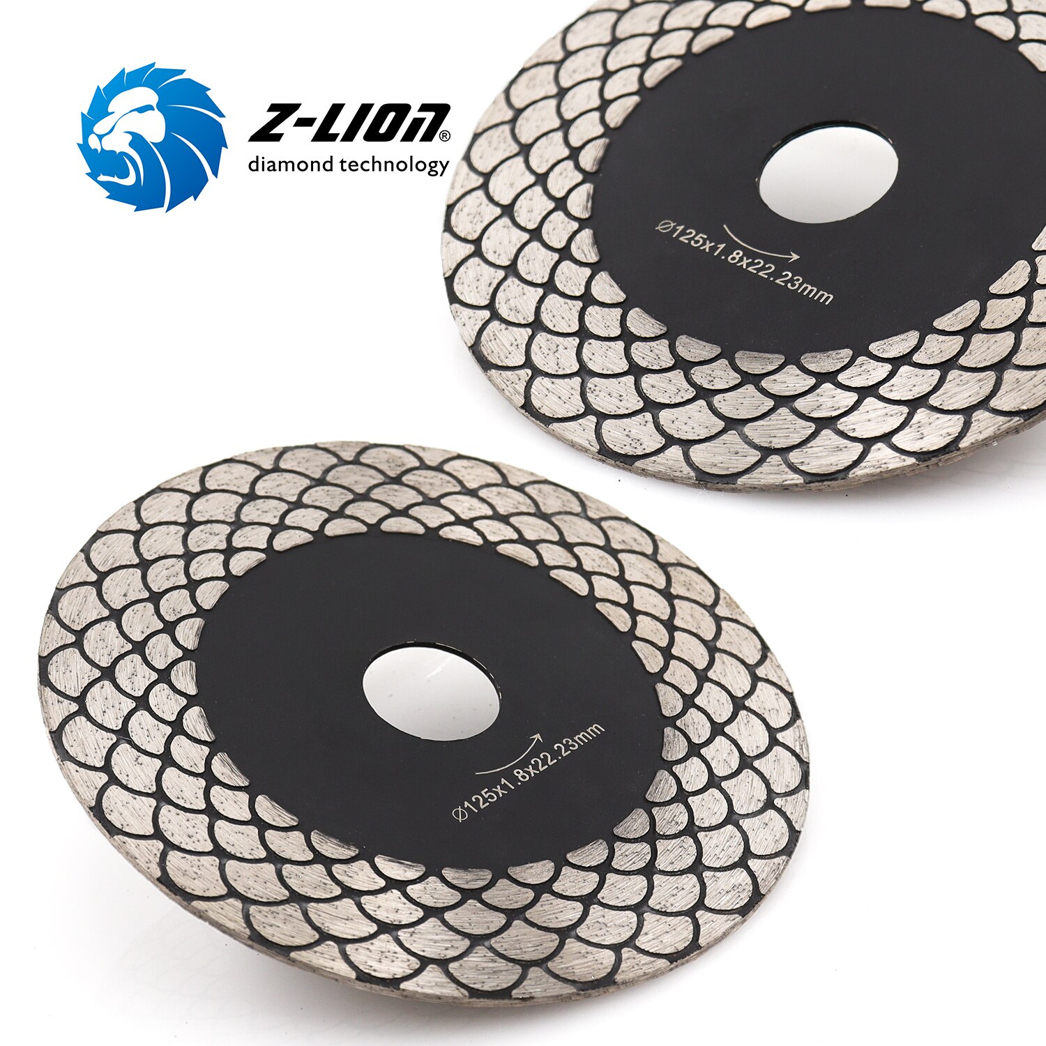 

Z-LION 4,5/5 "циркулярная алмазная пила, керамическая кромка, фарфор, мрамор, шлифовальный режущий диск, мощный вращающийся инструмент, аксессуары