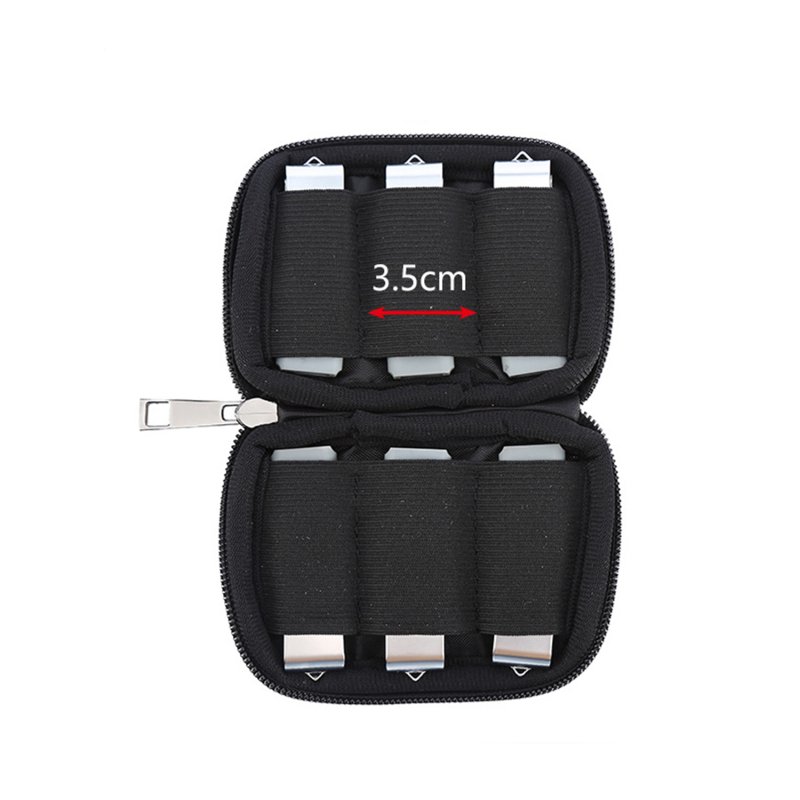 

Organizer for USB flash drives, fabric, black