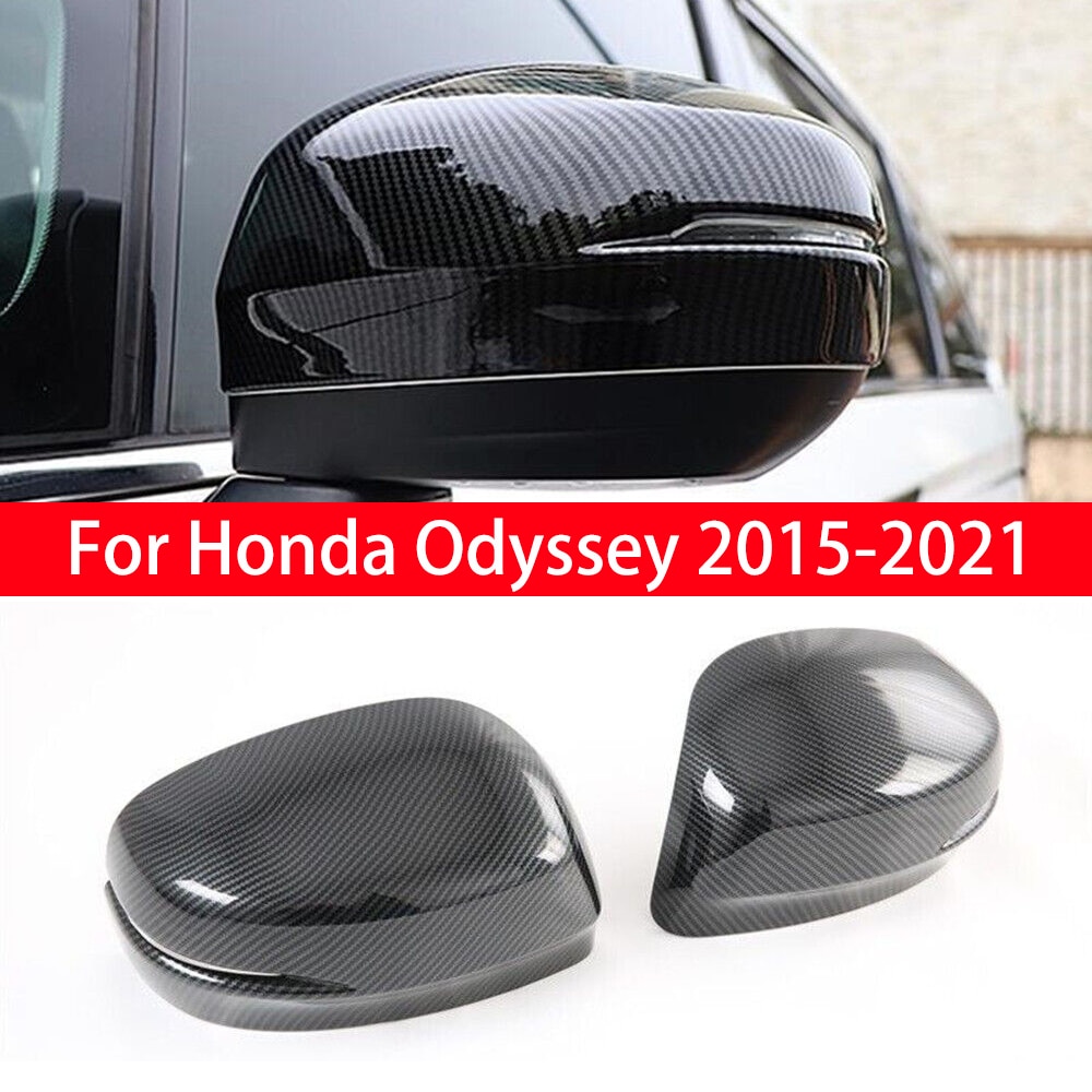 

Для Honda Odyssey 2015-2021 крышка бокового зеркала заднего вида крышка крыла внешняя дверь вид сзади накладка наклейка вид из углеродного волокна