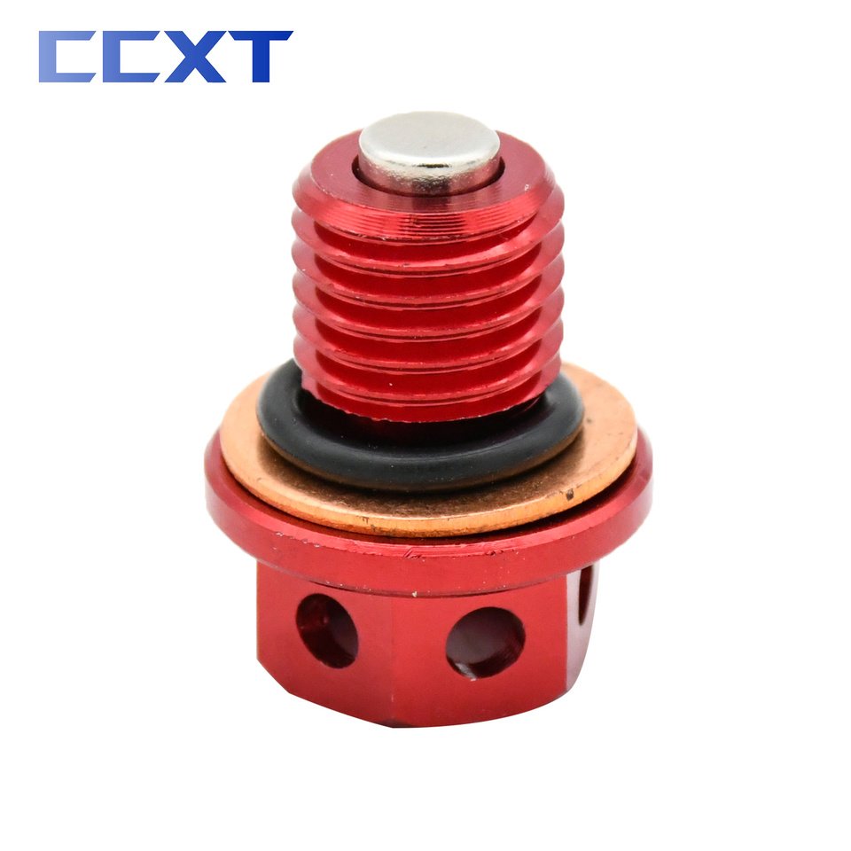 

M12xP1.5 Винт сливной пробки масла для CRF Honda XR CR 80 100 125 250 350 480 500 650L 1981-2013 CR125R CR250R 1974-2001 Запчасти
