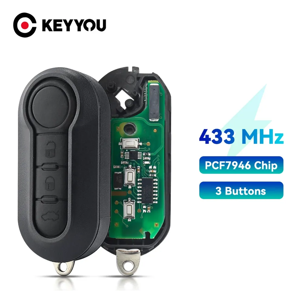 

KEYYOU 1 шт. дистанционный ключ Delphi & Marelli для Fiat MPV Bravo/Ducato 500 Doblo Qubo Grande Punto Citroen Jumper Peugeot Boxer